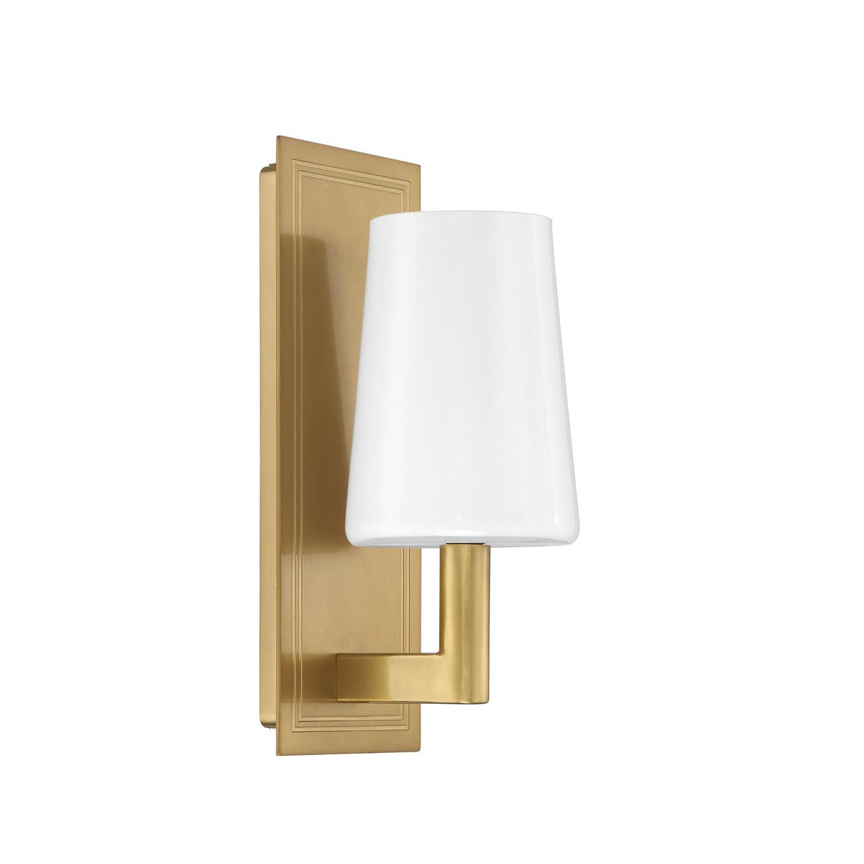 Crystorama Hogan 4.5'' Aged Brass Sconce