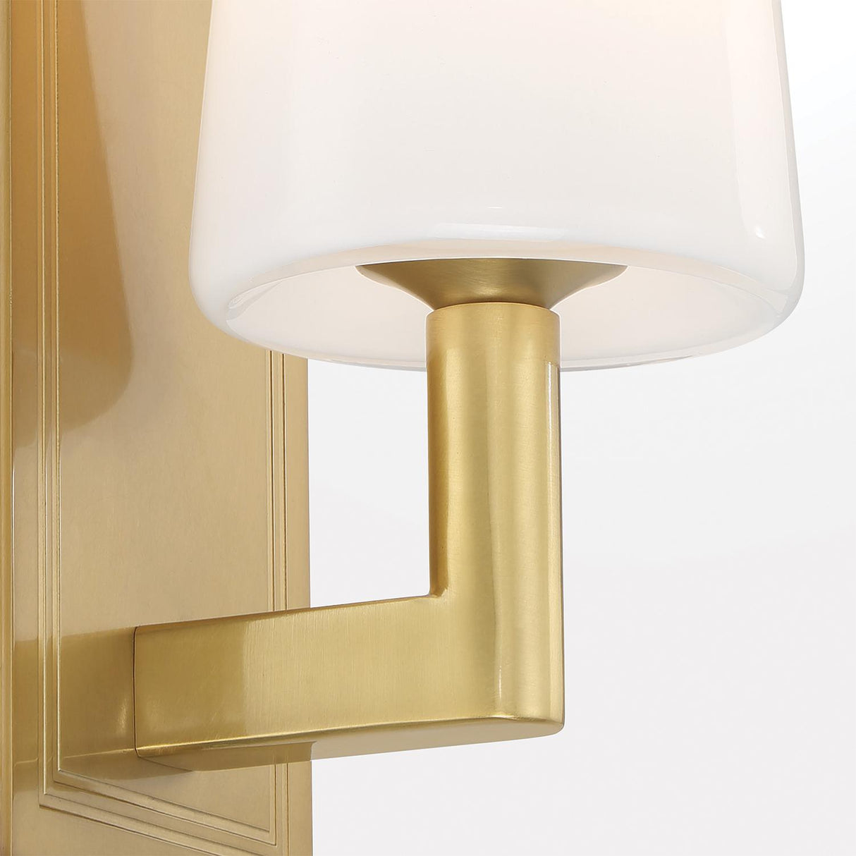 Crystorama Hogan 4.5'' Aged Brass Sconce