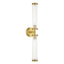 Crystorama Jarvis 29'' LED Aged Brass Sconce