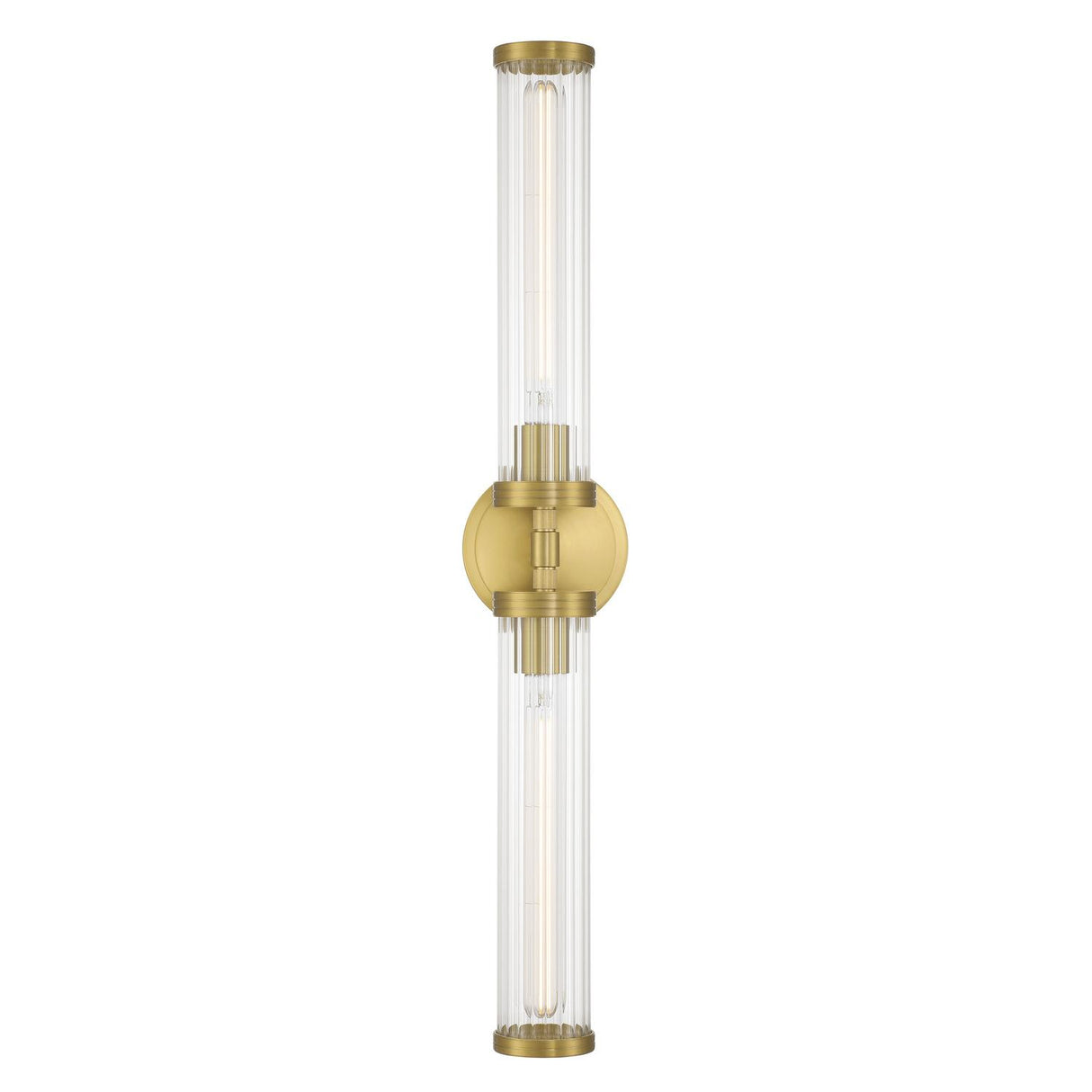Crystorama Jarvis 29'' LED Aged Brass Sconce