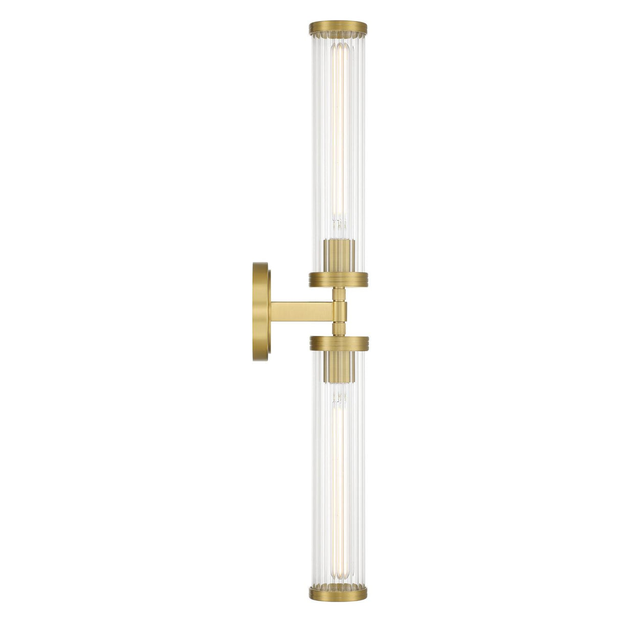 Crystorama Jarvis 29'' LED Aged Brass Sconce