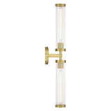 Crystorama Jarvis 29'' LED Aged Brass Sconce