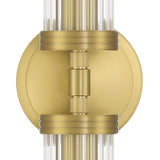 Crystorama Jarvis 29'' LED Aged Brass Sconce