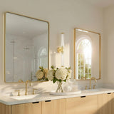 Crystorama Jarvis 29'' LED Aged Brass Sconce