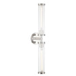 Crystorama Jarvis 29'' LED Polished Nickel Sconce