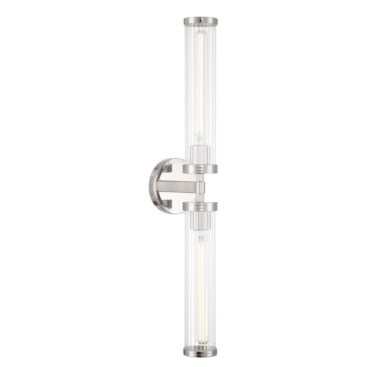 Crystorama Jarvis 29'' LED Polished Nickel Sconce