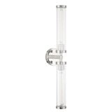 Crystorama Jarvis 29'' LED Polished Nickel Sconce