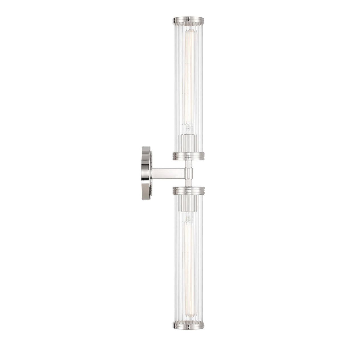 Crystorama Jarvis 29'' LED Polished Nickel Sconce