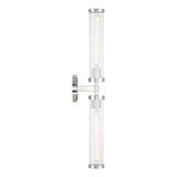 Crystorama Jarvis 29'' LED Polished Nickel Sconce