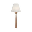 Crystorama Jules 7.5'' LED Aged Brass + Wood Sconce