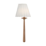 Crystorama Jules 7.5'' LED Aged Brass + Wood Sconce