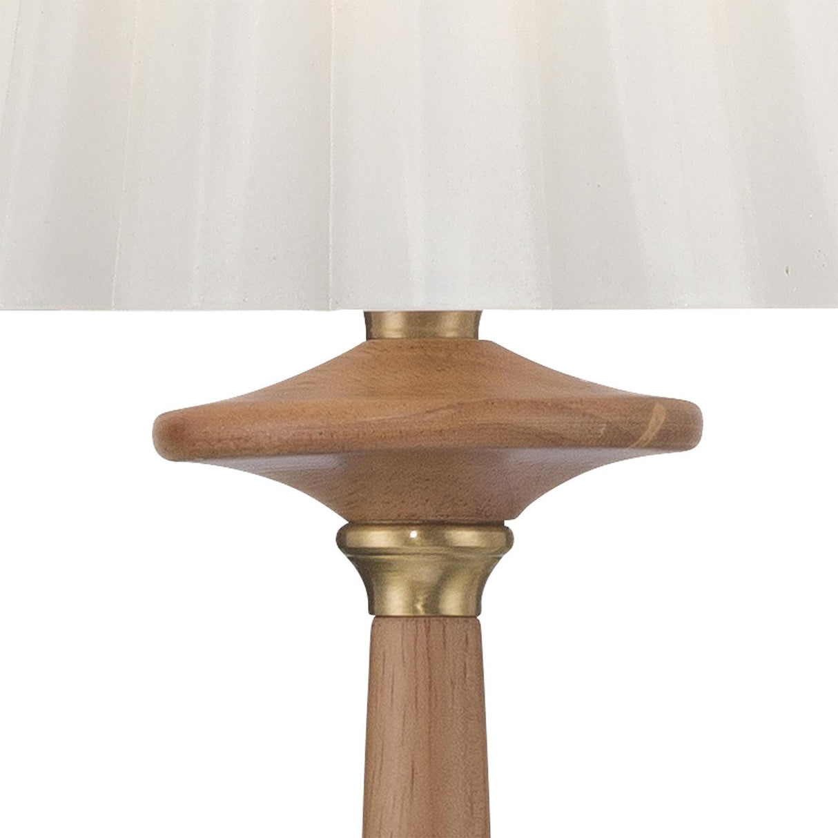 Crystorama Jules 7.5'' LED Aged Brass + Wood Sconce