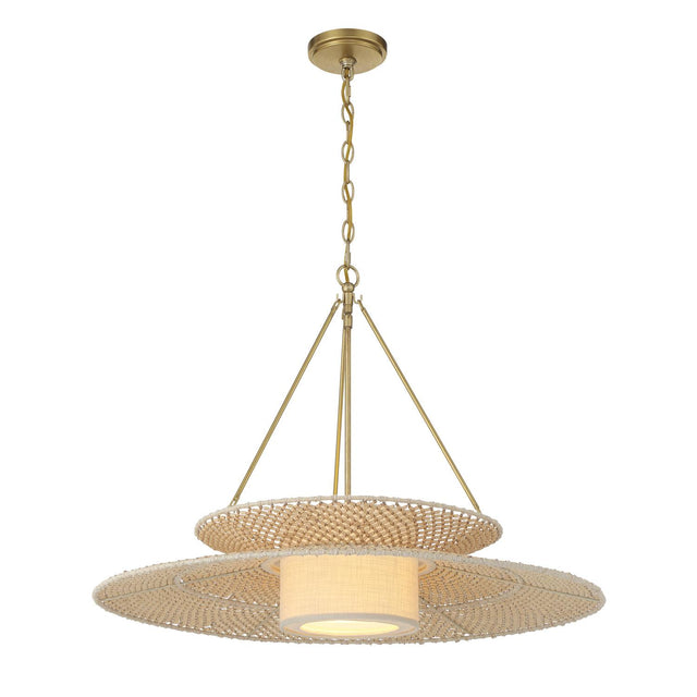 Crystorama Juniper 29.5'' Soft Gold Chandelier