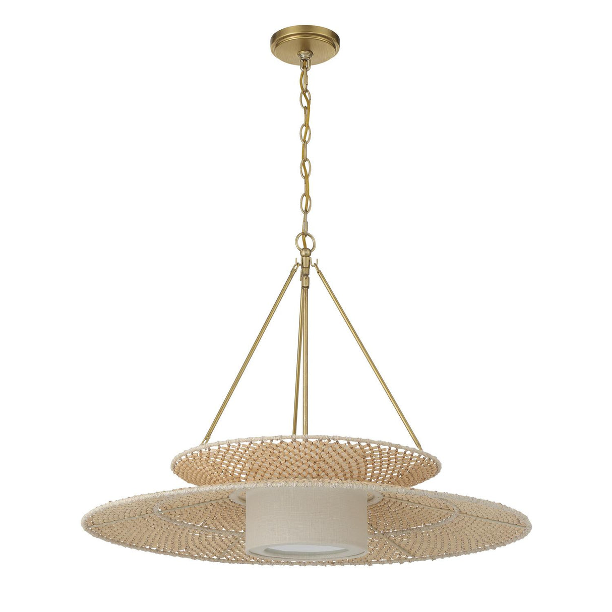 Crystorama Juniper 29.5'' Soft Gold Chandelier
