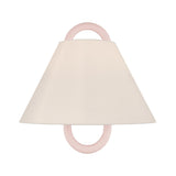 Crystorama Jojo 11.75'' Vibrant Gold + Blush Sconce