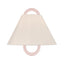 Crystorama Jojo 11.75'' Vibrant Gold + Blush Sconce