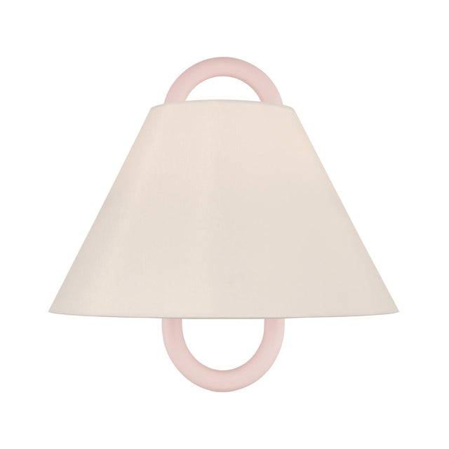Crystorama Jojo 11.75'' Vibrant Gold + Blush Sconce