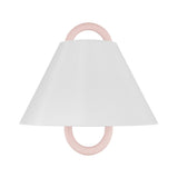 Crystorama Jojo 11.75'' Vibrant Gold + Blush Sconce