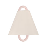 Crystorama Jojo 11.75'' Vibrant Gold + Blush Sconce