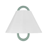 Crystorama Jojo 11.75'' Vibrant Gold + Green Sconce