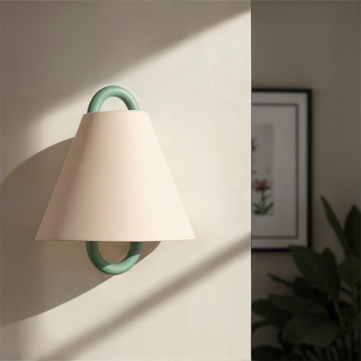 Crystorama Jojo 11.75'' Vibrant Gold + Green Sconce