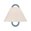 Crystorama Jojo 11.75'' Vibrant Gold + Blue Sconce