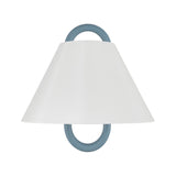 Crystorama Jojo 11.75'' Vibrant Gold + Blue Sconce