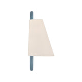 Crystorama Jojo 11.75'' Vibrant Gold + Blue Sconce