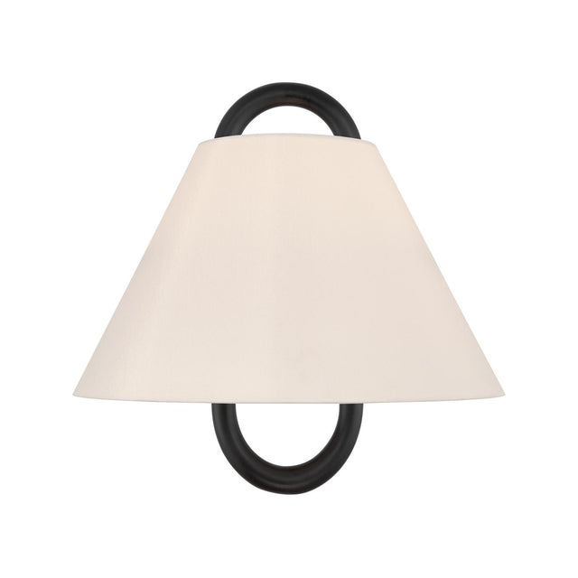 Crystorama Jojo 11.75'' Vibrant Gold + Matte Black Sconce
