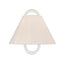 Crystorama Jojo 11.75'' Vibrant Gold + Matte White Sconce