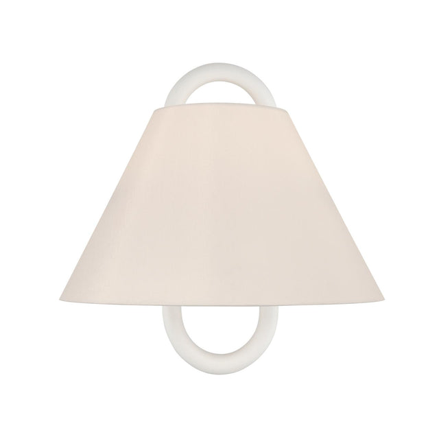 Crystorama Jojo 11.75'' Vibrant Gold + Matte White Sconce