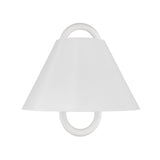 Crystorama Jojo 11.75'' Vibrant Gold + Matte White Sconce