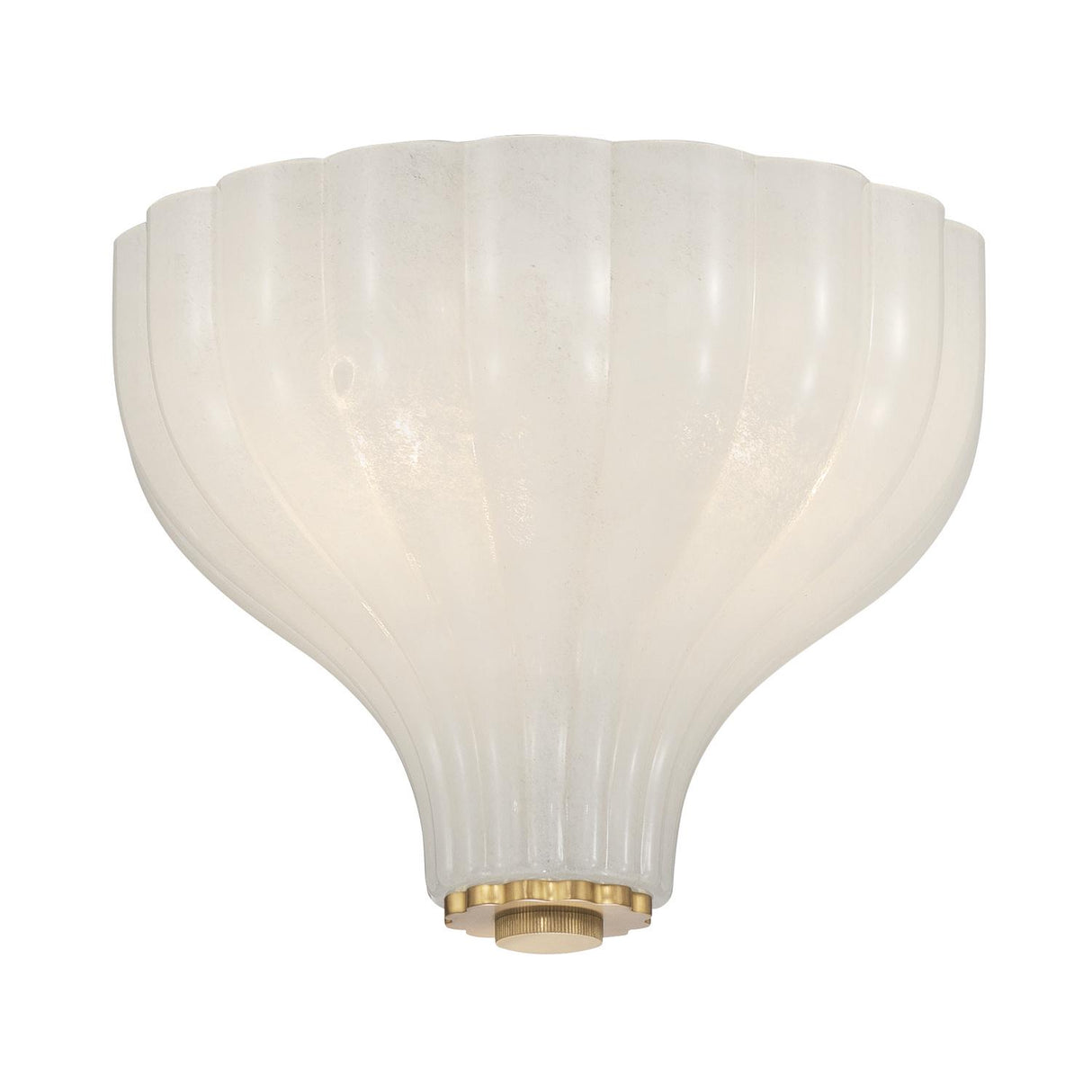 Crystorama Layton 9.75'' Luxe Gold Semi Flush Mount