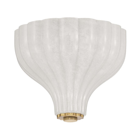 Crystorama Layton 9.75'' Luxe Gold Semi Flush Mount