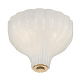Crystorama Layton 9.75'' Luxe Gold Semi Flush Mount