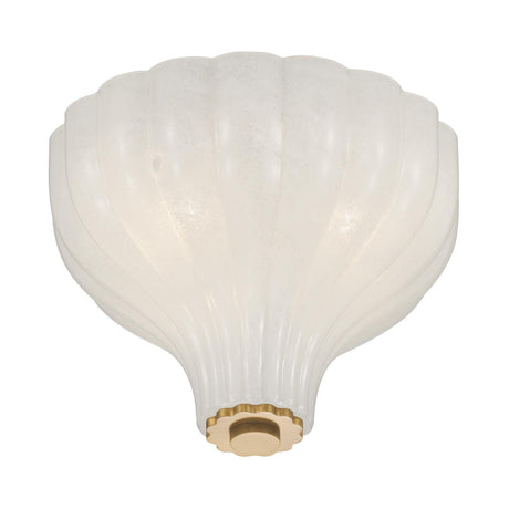 Crystorama Layton 9.75'' Luxe Gold Semi Flush Mount