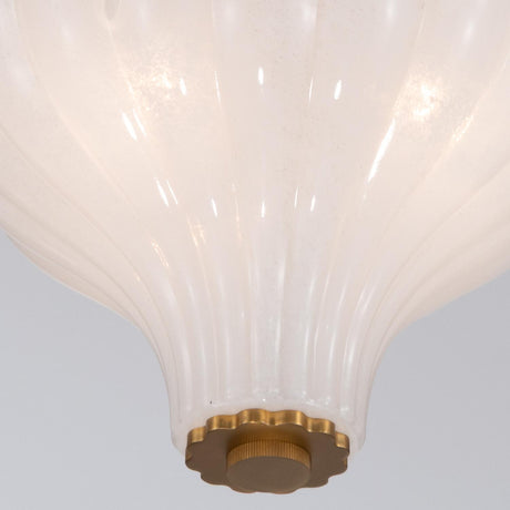 Crystorama Layton 9.75'' Luxe Gold Semi Flush Mount