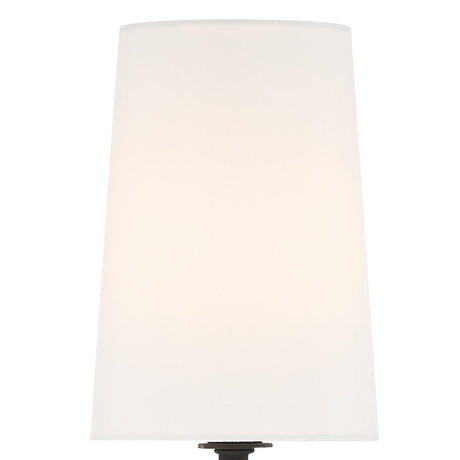 Crystorama Lena 4.5'' Black Forged Sconce