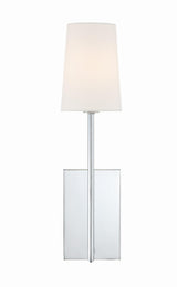 Crystorama Lena 4.5'' Polished Chrome Sconce