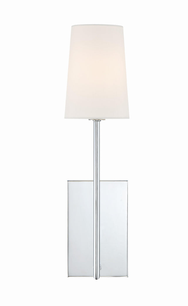 Crystorama Lena 4.5'' Polished Chrome Sconce