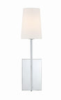 Crystorama Lena 4.5'' Polished Chrome Sconce