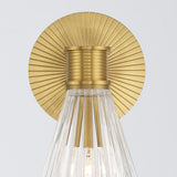 Crystorama Lotus 5.5'' Luxe Gold Sconce