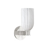 Crystorama Lotus 5'' Polished Nickel Sconce