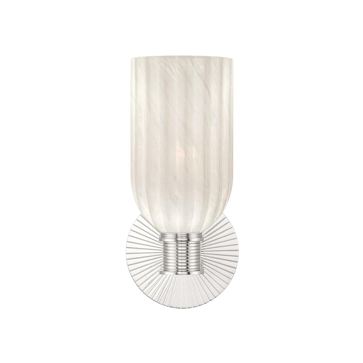 Crystorama Lotus 5'' Polished Nickel Sconce