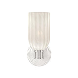 Crystorama Lotus 5'' Polished Nickel Sconce