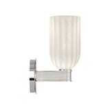 Crystorama Lotus 5'' Polished Nickel Sconce