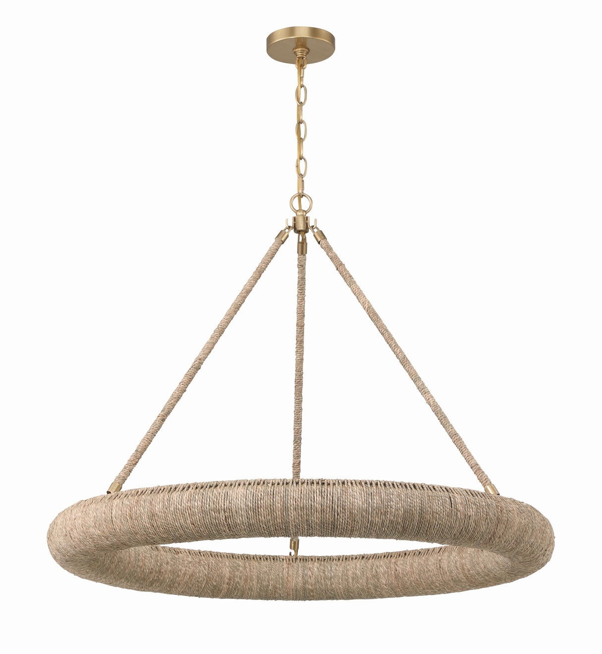 Crystorama Oakley 32'' Integrated LED Soft Gold Chandelier
