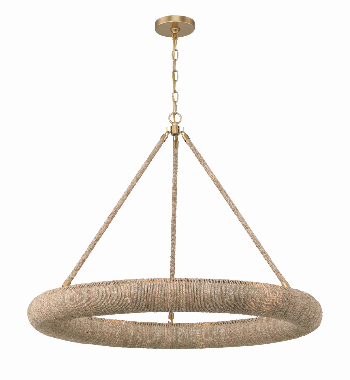 Crystorama Oakley 32'' Integrated LED Soft Gold Chandelier