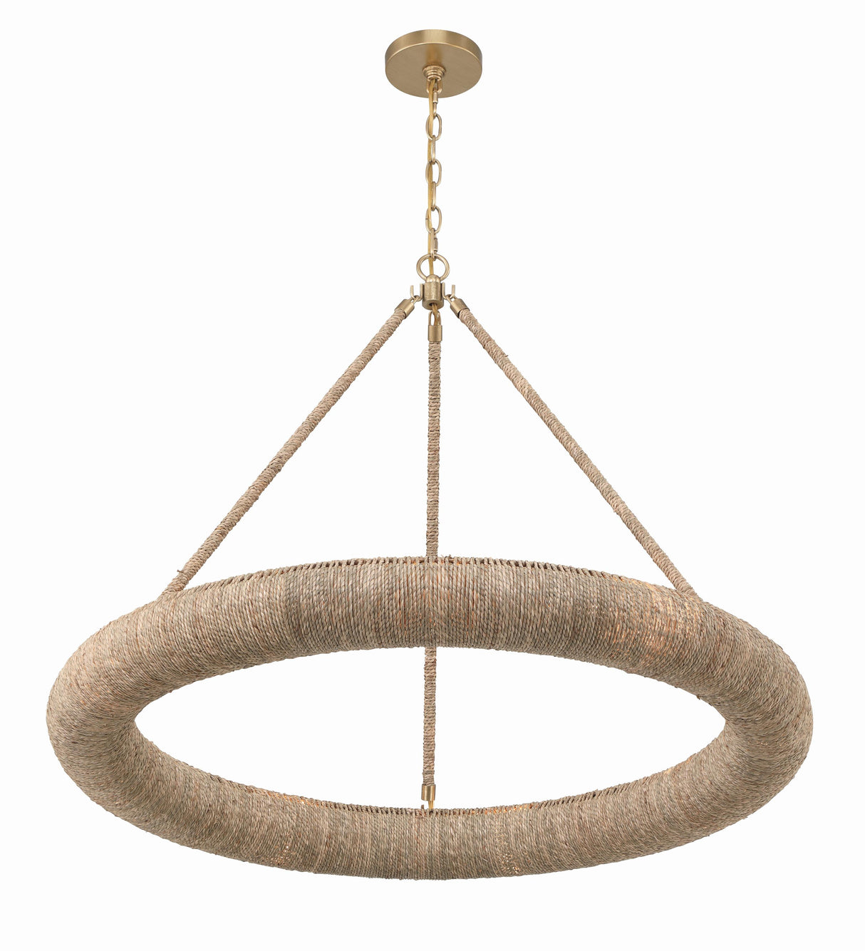 Crystorama Oakley 32'' Integrated LED Soft Gold Chandelier