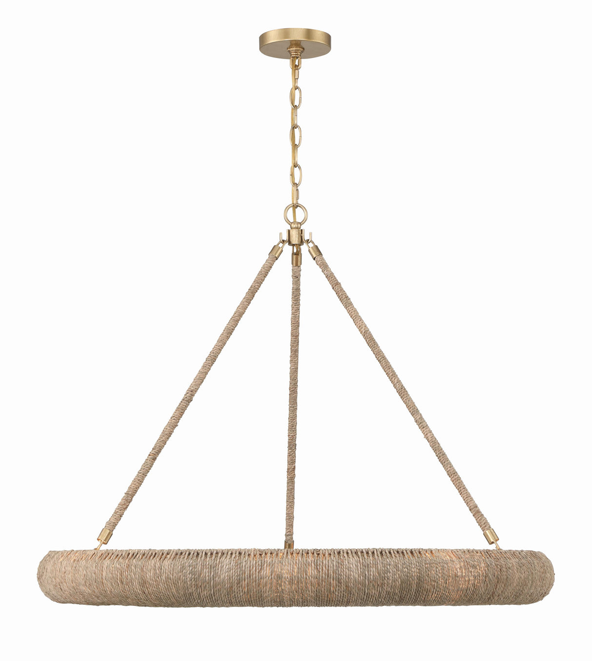 Crystorama Oakley 32'' Integrated LED Soft Gold Chandelier